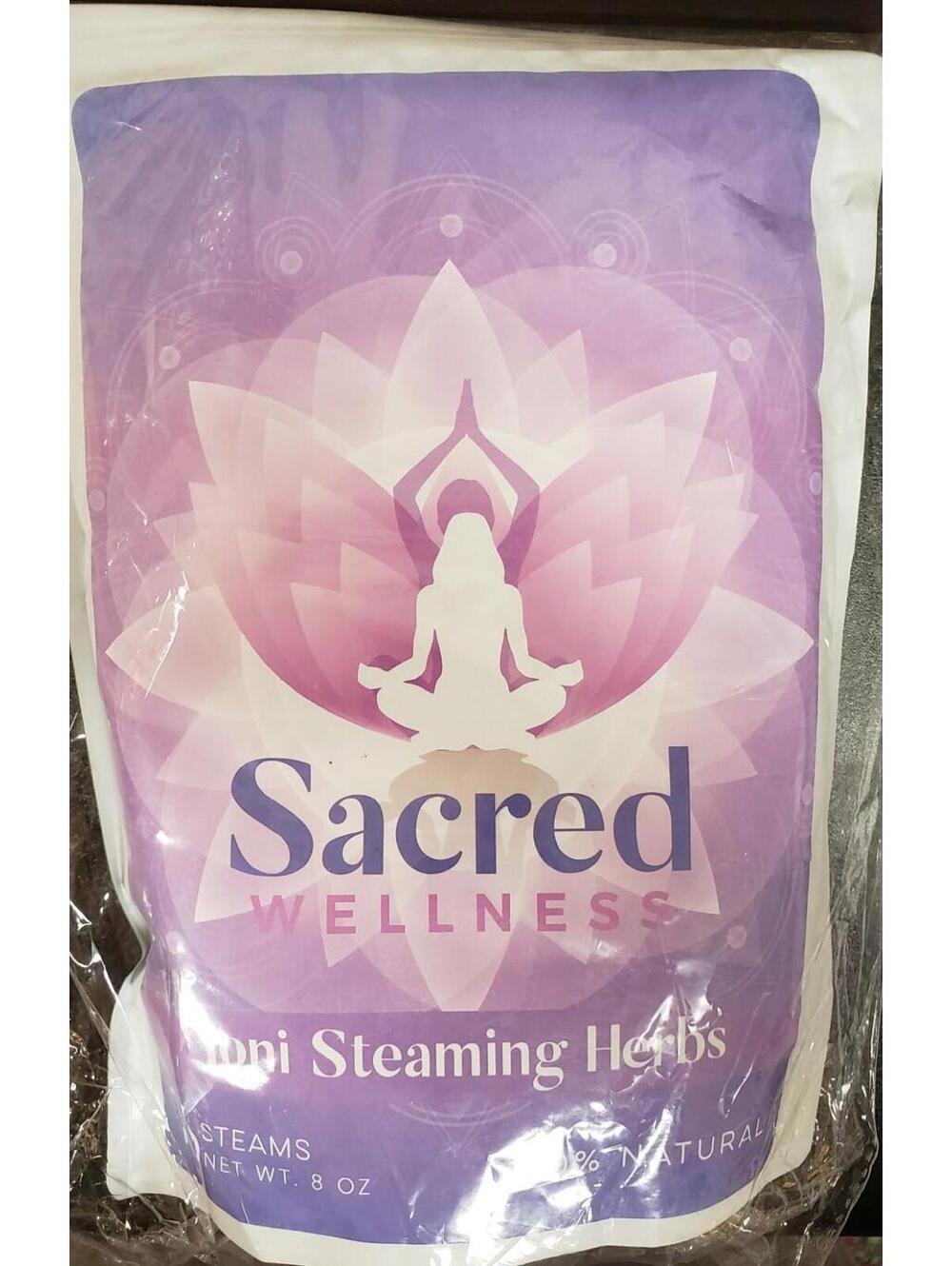 Sacred Wellness Organic Yoni Steaming Herbs for Feminine Health, 8 oz-16 Steams